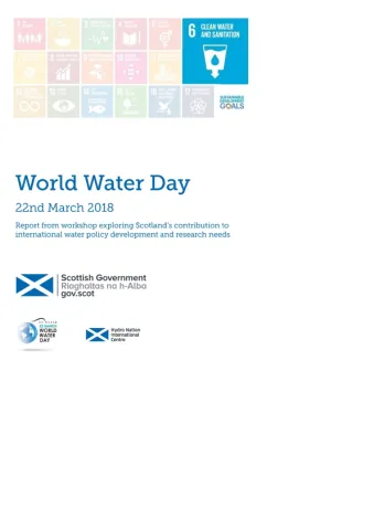 World Water Day in 2018 World Water Day in 2018