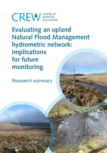 Evaluating an upland NFM hydrometric network. Photo credits: James Hutton Institute