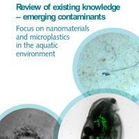 Review of existing knowledge – emerging contaminants; Focus on nanomaterials and microplastics in the aquatic environment