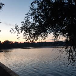 Image of loch at sunset