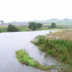 Cover photograph courtesy of: Mark Wilkinson (Belford catchment, Northumberland offline storage  pond in action during a flood)