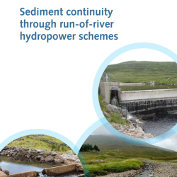 Sediment continuity through ROR hydropower schemes Cover photographs courtesy of: cbec