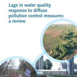 Lags in water quality response to diffuse pollution control measures: a review. Cover photos (left - right): https://extension.usu.edu/waterquality/powerpoint/;  https://en.wikipedia.org/wiki/Riparian_buffer licensed under CC BY-SA