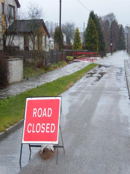 Flooding in Tarland