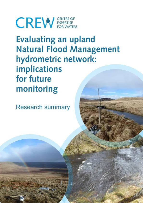 Evaluating an upland NFM hydrometric network. Photo credits: James Hutton Institute