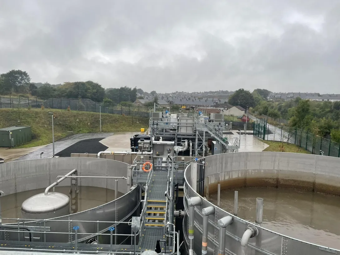 Winchburgh Waste Water Treatment works: Photo credit Andrew Tyler Winchburgh Waste Water Treatment works