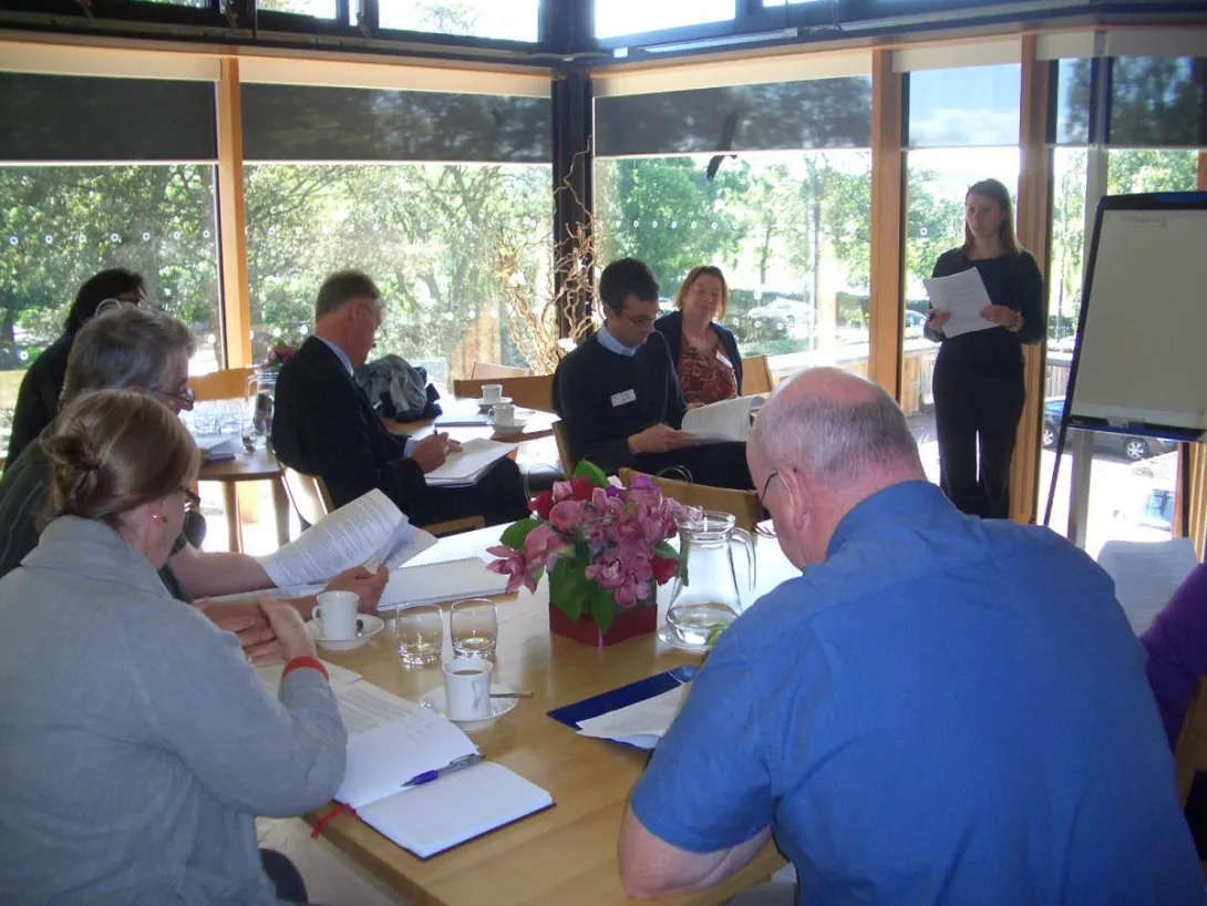  Participants at a CREW workshop to identify capacity building projects